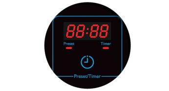 Easy to read digital display