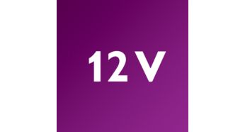 Puissantes batteries NiMH 12 V, pour une autonomie prolongée