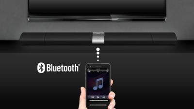 Саундбар подключен по bluetooth