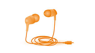 De meegeleverde eersteklas hoofdtelefoons voor in het oor zorgen voor uitstekende afspeelkwaliteit