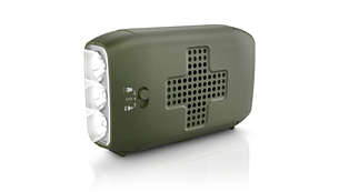 Integrated flashlight for illuminating nighttime activity