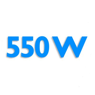 Strong 550 W motor