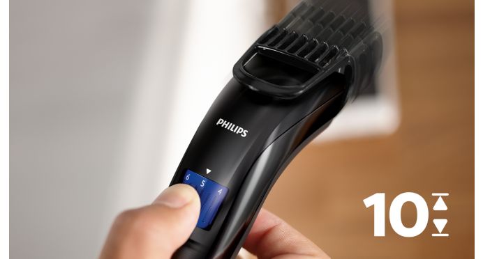 Easy to select and lock-in length settings, 1-10mm