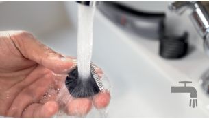 Cabeça amovível para limpeza fácil