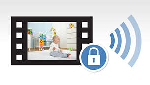 Video encrypted for secure connection