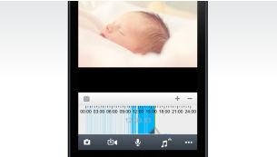 Parents talk to baby via iPhone/iPad