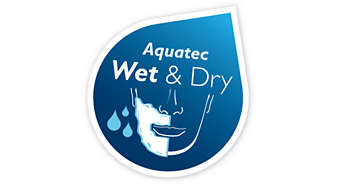 Aquatec Wet&Dry - Refreshing wet shave or an easy dry shave