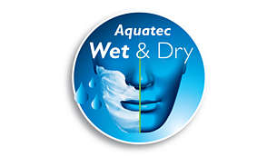 Aquatec Wet and Dry - Refreshing wet shave or an easy dry shave