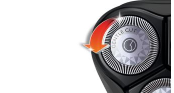 Rotary Comfort System effortlessly glides over your skin