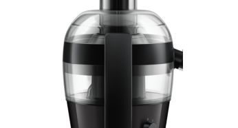 Easy checking of the pulp with see-through pulp container