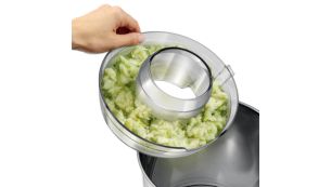 Easy checking of the pulp with see-through pulp container