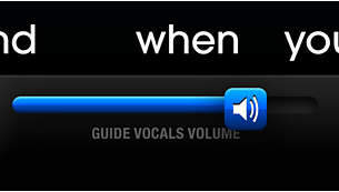 Pick up a song easily with guiding vocals