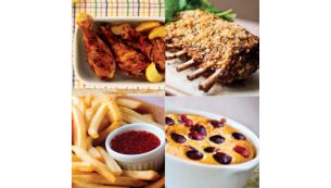With the Airfryer you can fry, bake, grill and roast