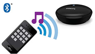 Transmite aplicaciones de música de tu smartphone o tablet al equipo Hi-Fi
