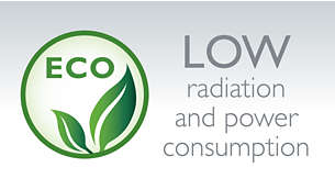 Radiación y consumo de energía reducidos