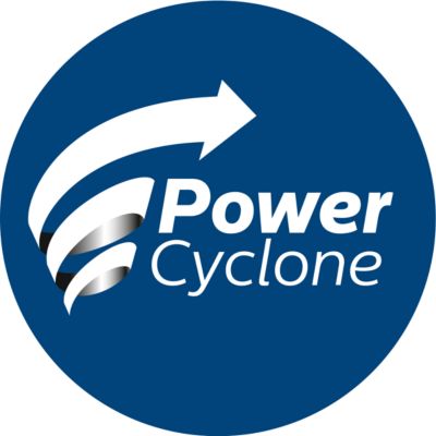 Технология PowerCyclone 4 мгновенно отделяет пыль от воздуха