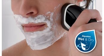 Aquatec: refreshing wet shave with foam or an easy dry shave