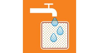 Easy to clean washable filter