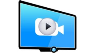 Integrovaná televizní kamera pro snadné videohovory Skype™ na vašem televizoru