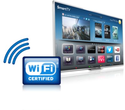 Integrované Wi-Fi pro snadné připojení ke světu online