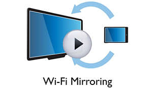 Wi-Fi Miracast™—mirror your devices on your TV