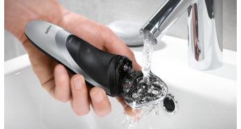 Simply rinses clean
