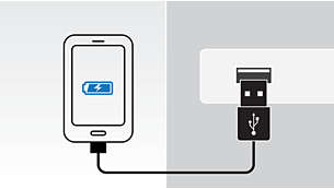 Charge second mobile device via USB port