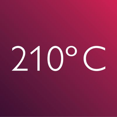 210°C professional temperature