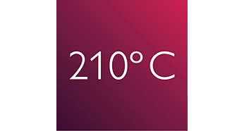 Kusursuz sonuçlar için 210°C profesyonel sıcaklık