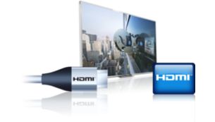 Dva vstupy HDMI pro integrované možnosti připojení