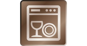 Easy cleaning thanks to dishwasher-safe drip tray