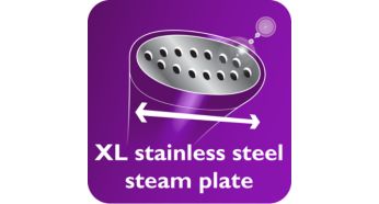 XL Плоча за пара от неръждаема стомана за по-бързи резултати