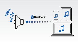 Streaming wireless di file musicali tramite Bluetooth