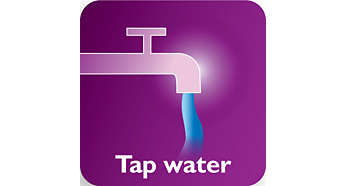 Suitable for tap water with Double Active Calc Clean system