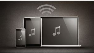 Bluetooth® (aptX® and AAC) for wireless music streaming