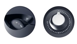 30-minute timer with ready signal and auto shut-off