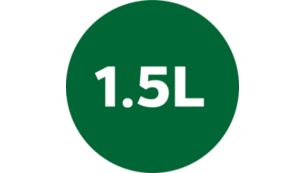 At&eacute; 1,5&nbsp;L de uma s&oacute; vez