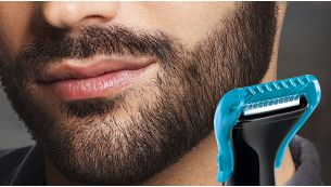4mm Beard comb for maintaining a short beard