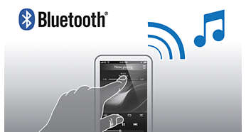 Diffusion de musique sans fil en Bluetooth™ depuis votre smartphone