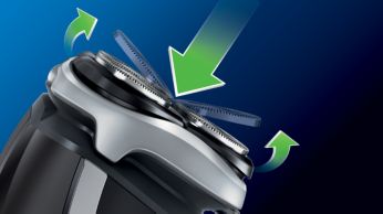 Flex &, Float adjusts to face and neck curves