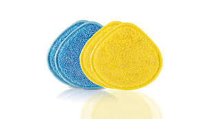 Washable and durable microfiber pads