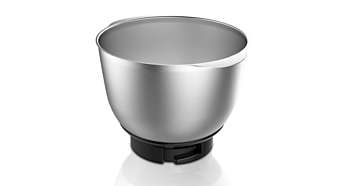 Durable metal bowl