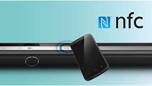 One-touch with NFC-enabled smartphones for Bluetooth pairing