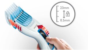 Easy to select and lock in 13 length settings: 0.5 to 23mm