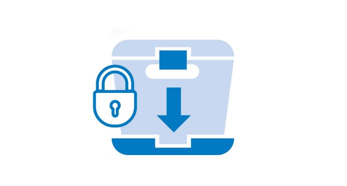 Easy push down lock system