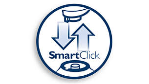 SmartClick system for easy click-on/off attachments