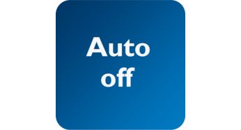 Ютията се изключва автоматично, когато е оставена без надзор