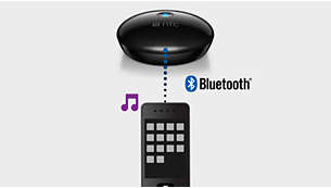 Duomenų srautu siųskite muzikos programas iš išmaniojo telefono arba planšetinio kompiuterio į „Hi-Fi“