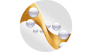Ionisierungsfunktion verhindert statische Aufladung für glattes und glänzendes Haar