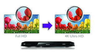 Genießen Sie Ihre Full HD-Inhalte mit 4K Ultra HD-Auflösung